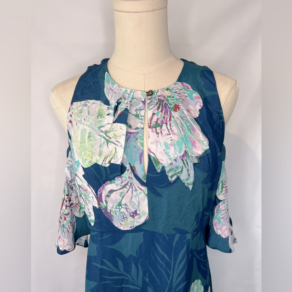 ANTHROPOLOGIE MAEVE NWT Elia Cold Shoulder Dress - Picture 4 of 10